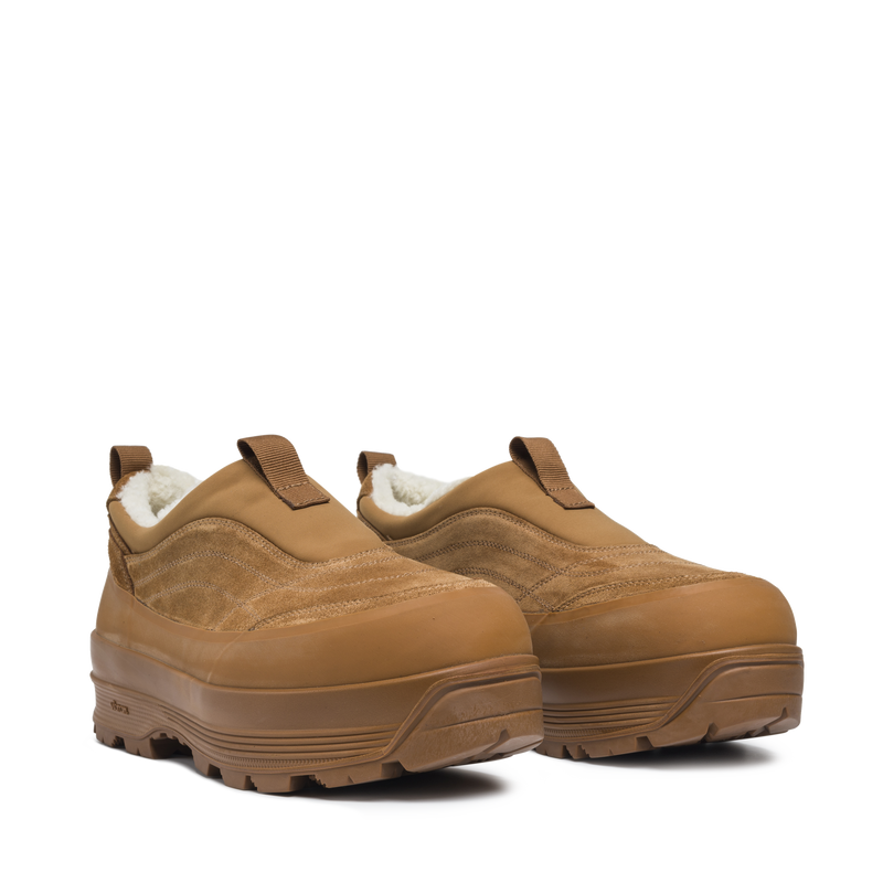 Badia Basso Shearling Cognac Suede M